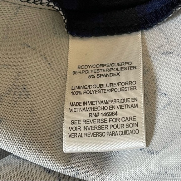 Julia Jordan V-Neck Cap Sleeve A-Line Fit & Flare Floral Print Scuba Dress 10 - Picture 12 of 12